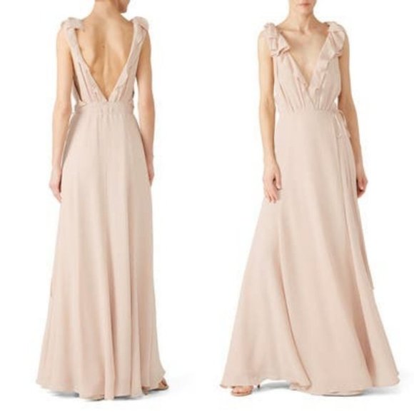 REFORMATION Peppermint bridal gown Maxi Dress Size Large - Picture 9 of 16